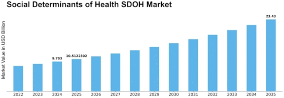 Social Determinants Of Health Market
 Size
