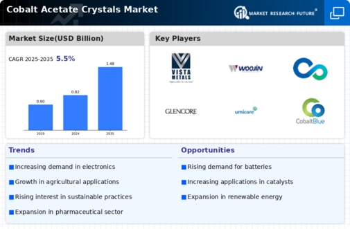 Cobalt Acetate Crystals Market  Research Report — Global Forecast till 2034 Infographic