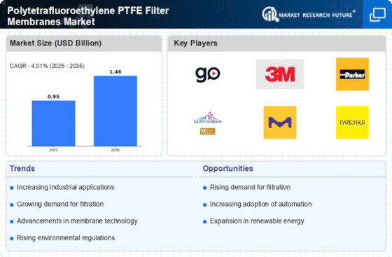 Polytetrafluoroethylene Filter Membranes Market Infographic