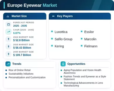 Europe Eyewear Market Infographic