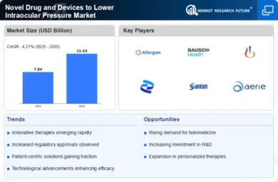 Novel Drug Devices to Lower Intraocular Pressure Market Infographic