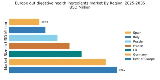 Europe Gut Digestive Health Ingredients Market Regional Image