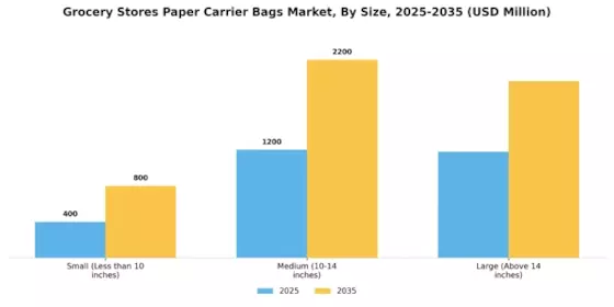 Grocery Stores Paper Carrier Bags Market Segment Image 2
