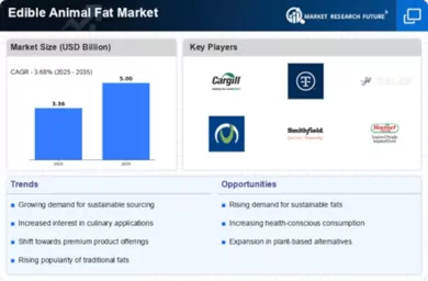Edible Animal Fat Market Infographic