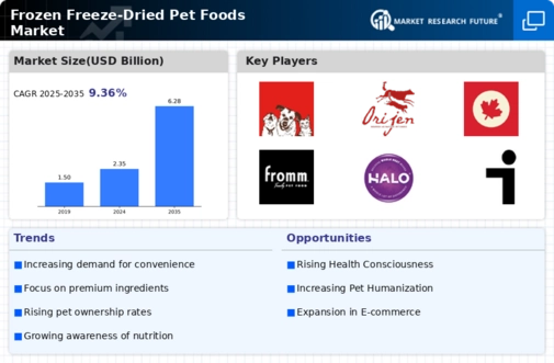 Frozen Freeze Dried Pet Foods Market Infographic