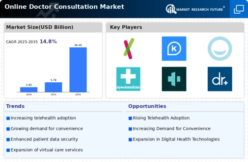 Online Doctor Consultation Market Infographic