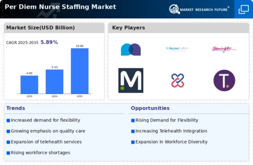 Per Diem Nurse Staffing Market Infographic