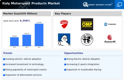 Italy Motorsport Products Market Infographic
