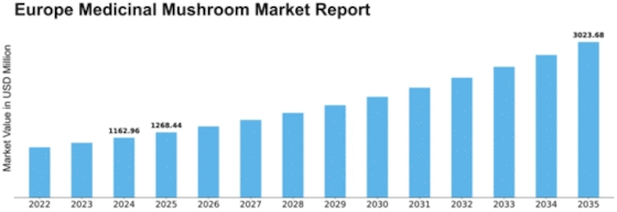 Europe Medicinal Mushroom Market Size
