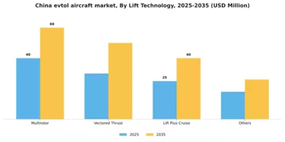 China Evtol Aircraft Market Segment Image 1