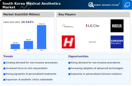 South Korea Medical Aesthetics Market Infographic