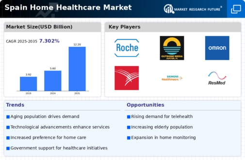 Spain Home Healthcare Market Infographic