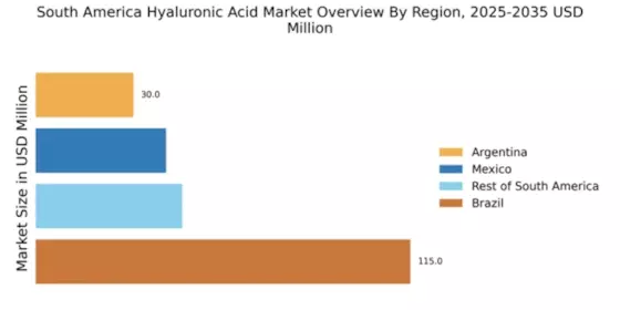 South America Hyaluronic Acid Market Regional Image