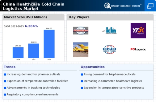 China Healthcare Cold Chain Logistics Market Infographic
