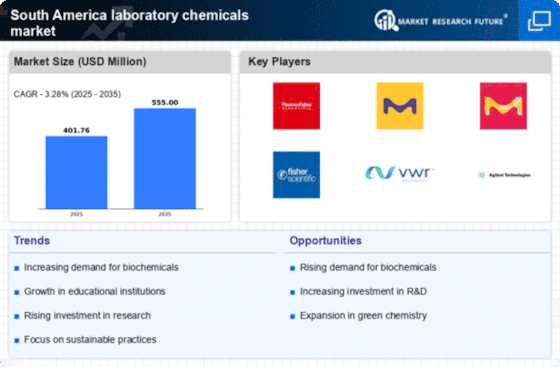 South America Laboratory Chemicals Market Infographic