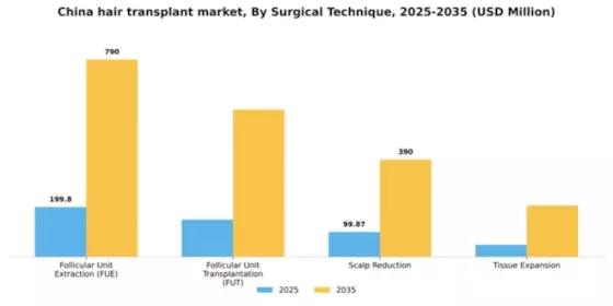 China Hair Transplant Market Segment Image 3