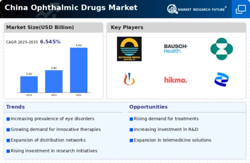 China Ophthalmic Drugs Market Infographic