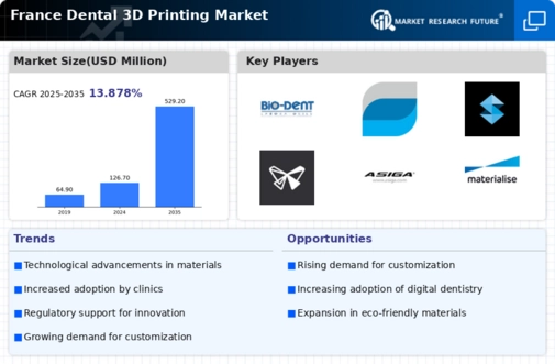 France Dental 3D Printing Market Infographic
