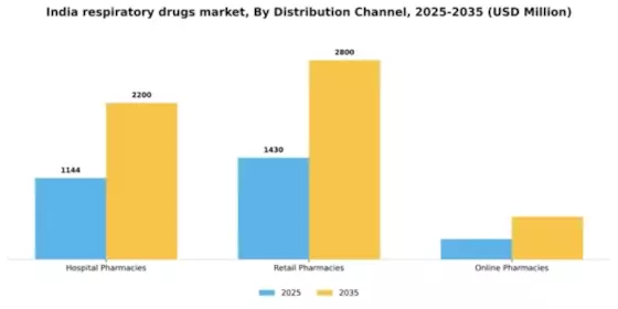 India Respiratory Drugs Market Segment Image 1