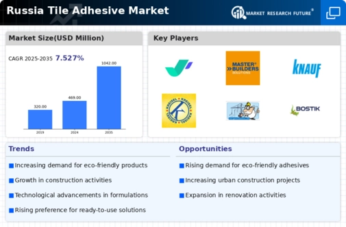 Russia Tile Adhesive Market Infographic