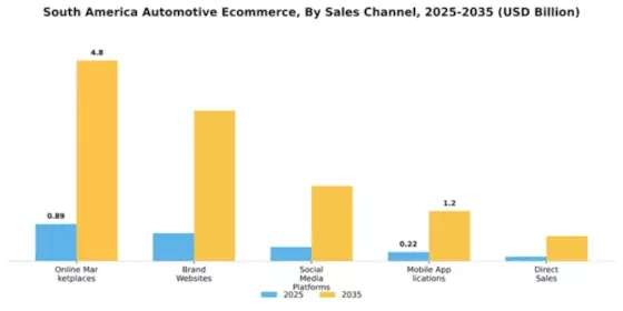 South America Automotive E Commerce Market Segment Image 3