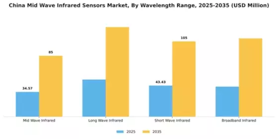 China Mid Wave Infrared Sensors Market Segment Image 4