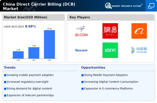 China Direct Carrier Billing (DCB) Market Research Report- Forecast to 2035 Infographic