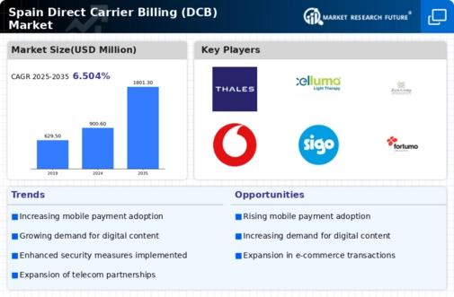 Spain Direct Carrier Billing Market Infographic