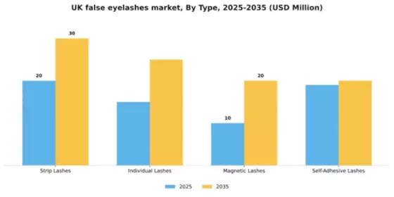 UK False Eyelashes Market Segment Image 3