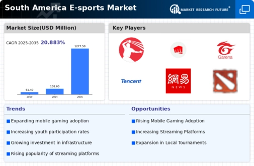 South America E Sports Market Infographic
