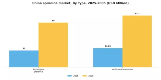 China Spirulina Market Segment Image 1