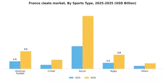 France Cleats Market Segment Image 2
