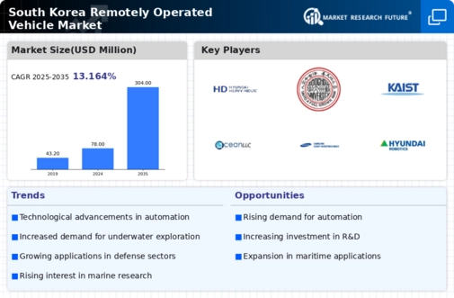 South Korea Remotely Operated Vehicle Market Infographic