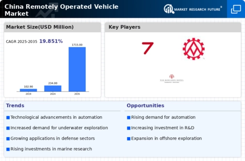 China Remotely Operated Vehicle Market Infographic
