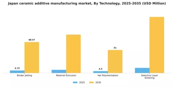 Japan Ceramic Additive Manufacturing Market Segment Image 4