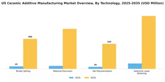 US Ceramic Additive Manufacturing Market Segment Image 3
