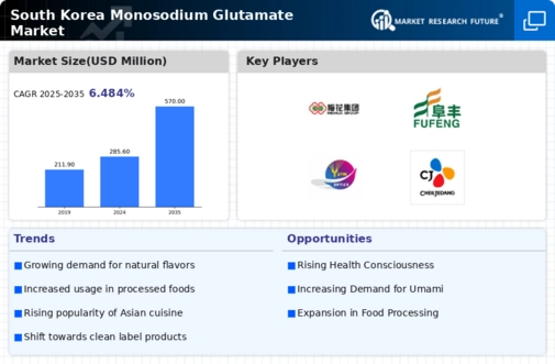 South Korea Monosodium Glutamate Market Infographic