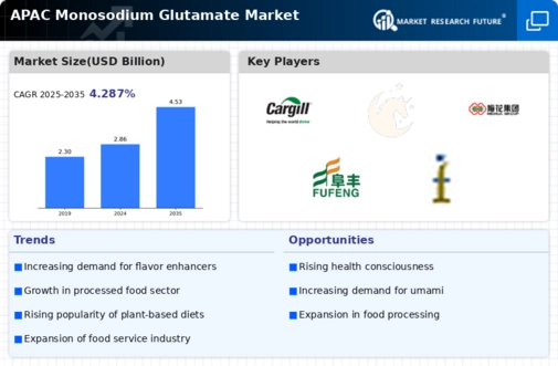 APAC Monosodium Glutamate Market Infographic