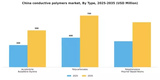 China Conductive Polymers Market Segment Image 1