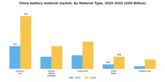 China Battery Material Market Segment Image 3