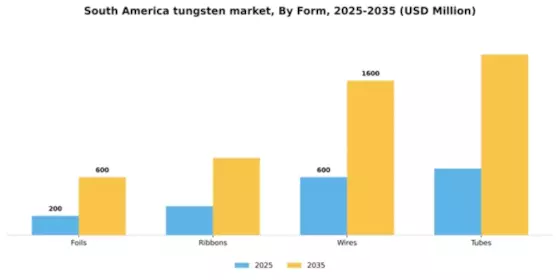 South America Tungsten Market Segment Image 1