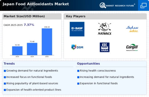 Japan Food Antioxidants Market Infographic