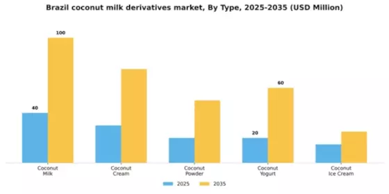 Brazil Coconut Milk Derivatives Market Segment Image 3
