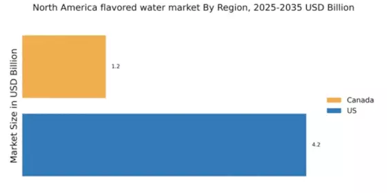 North America Flavored Water Market Regional Image
