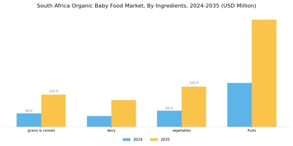 South Africa Organic Baby Food Market Segment Image 1