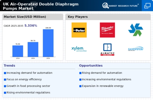UK Air Operated Double Diaphragm Pumps Market Infographic