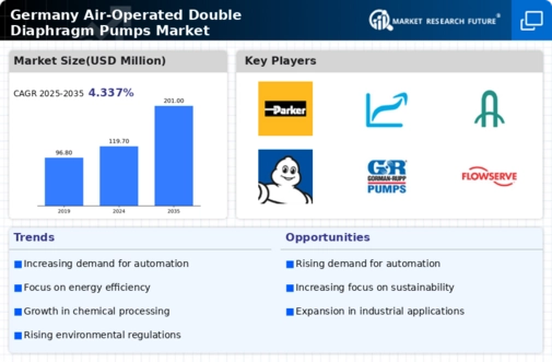 Germany Air Operated Double Diaphragm Pumps Market Infographic