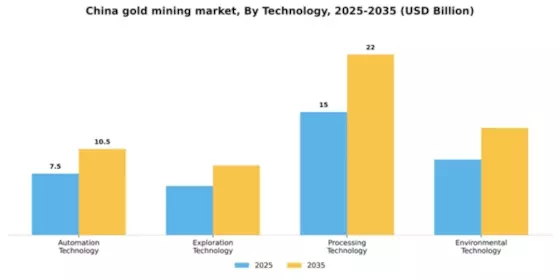 China Gold Mining Market Segment Image 3