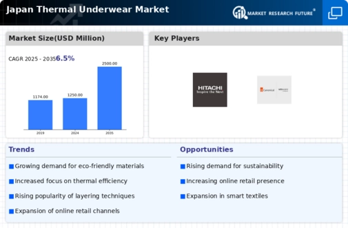 Japan Thermal Underwear Market Infographic