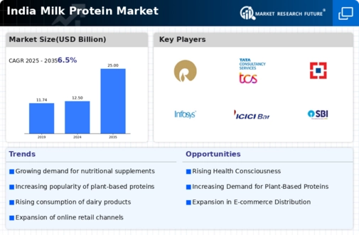 India Milk Protein Market Infographic